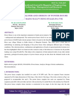 Analysis and Design of Power House Structure