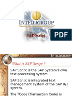 SAP Scripts