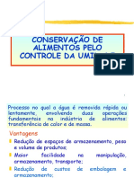 Conservacao de Alimentos-Controle de Humidade