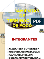 Herramientas de Terminacion de Pozos