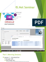 Lecture On VB - Net With Oracle Database