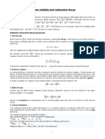 Nuclear Stability and Radioactive Decay