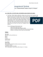 ER Diagram and Relational Model Exercise Solution