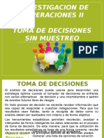 Iop II Toma de Decisiones Sin Muestreo