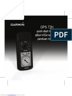 Gps 72H: quick start manual คู่มือการใช้งานเบื้องต้น panduan ringkas