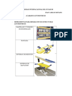 Herramientas de Un Taller de Enderezado y Pintura