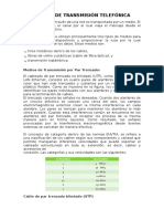 Medios de Transmisión Telefónica