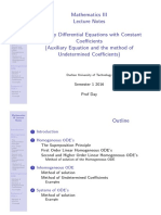 6 Odinary Differential Equations Notes