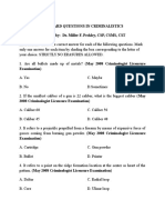 100 Board Questions in Criminalistics 2012