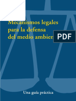 Mecanismo Legales para La Defensa Del Medio Ambiente