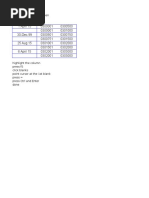 My Excel Tips