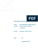 Tarea 6 Comportamiento Organizacional