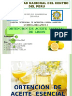 Aceite Esencial de Limon