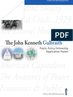 JK Galbraith Public Policy Fellowship Application Packef