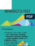 Benedict - S Test - Final