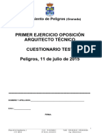 Primer Ejercicio Examen Administracion Local Arquitecto Tecnico Granada 11 2015 PDF