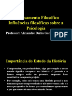 1 - História Da Psicologia - Influências Filosóficas & Históricas