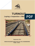 Laying and Maintenance of Point and Crossing