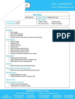 Sap Fico: Timings: Mode of Training: Course Duration: What We Offer: Class Duration: Server Version