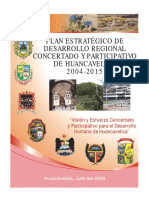 Plan Estratégico de Desarrollo Regional Concertado Y Participativo de Huancavelica 2004-2015