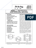 OPA2134 IC Datasheet.