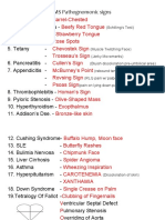 MS Pathognomonic Signs: (Schilling's Test)