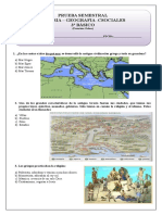 Prueba Semestral Historia y Geografia 3º Básico