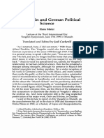 Eric Voegelin and German Political Science - Hans Maier PDF