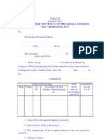 0099 0436 Building Tax Appeal Form