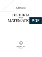 1 - Libro - K. Ríbnikov - Historia de Las Matemáticas