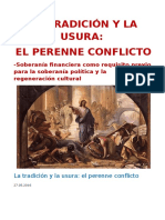 La Tradición y La Usura: El Perenne Conflicto