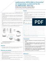 Stability of Human Papillomavirus (HPV) DNA in PreservCyt® at 4ºC and Room Temperature, As Detected by The Roche AMPLICOR® HPV Test