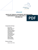 Informe 2007 - Grupo EducaRed - Contenidos, Metodologías y Herramientas de La Red para La Escuela PDF