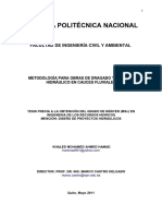 Metodología para Obras de Dragado y Rellenos Hidráulicos para Cauces Fluviales