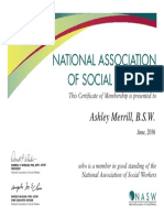 Nasw Certificate 2016