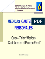 Medidas Cautelares Personales