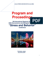 Program and Proceedings - 8th International Neuroscience and Biological Psychiatry Regional ISBS Conference "STRESS AND BEHAVIOR: YOKOHAMA-2016", July 23-25, 2016, Yokohama, Japan