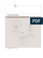 Instruction Manual: Aseptic Diaphragm Valves, Types 605, 625, 650, 687