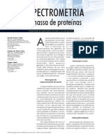 Artigo Espectrometira de Massa de Proteínas Revista Biotecnologia