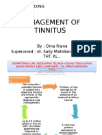 Management of Tinnitus: Literatur Reading Audiologi