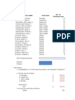 Microsoft Excel Assessment