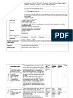 Description of Class Teaching Unit Recent Work Type of Lesson Sources Aims and Objectives Short Term Long Term