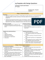 Unit Planning Template With Design Questions