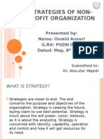 Strategies of Non-Profit Organization - Omaid