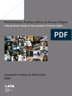 Performance, Politics, Ethics & Human Rights: A Study Room Guide On The Question of Human Rights