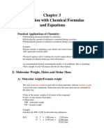 Chemical Formulas and Equations PDF