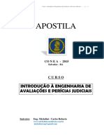 Apostila Curso Aval e Per Eng Conea 2015 Bahia