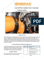 Optimizing Generator RPM For Standby Power Generation White Paper