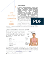 Cuidados de Enfermería en Vih