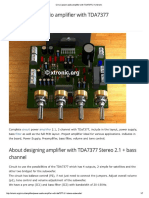 Circuit Power Audio Amplifier With TDA 7377